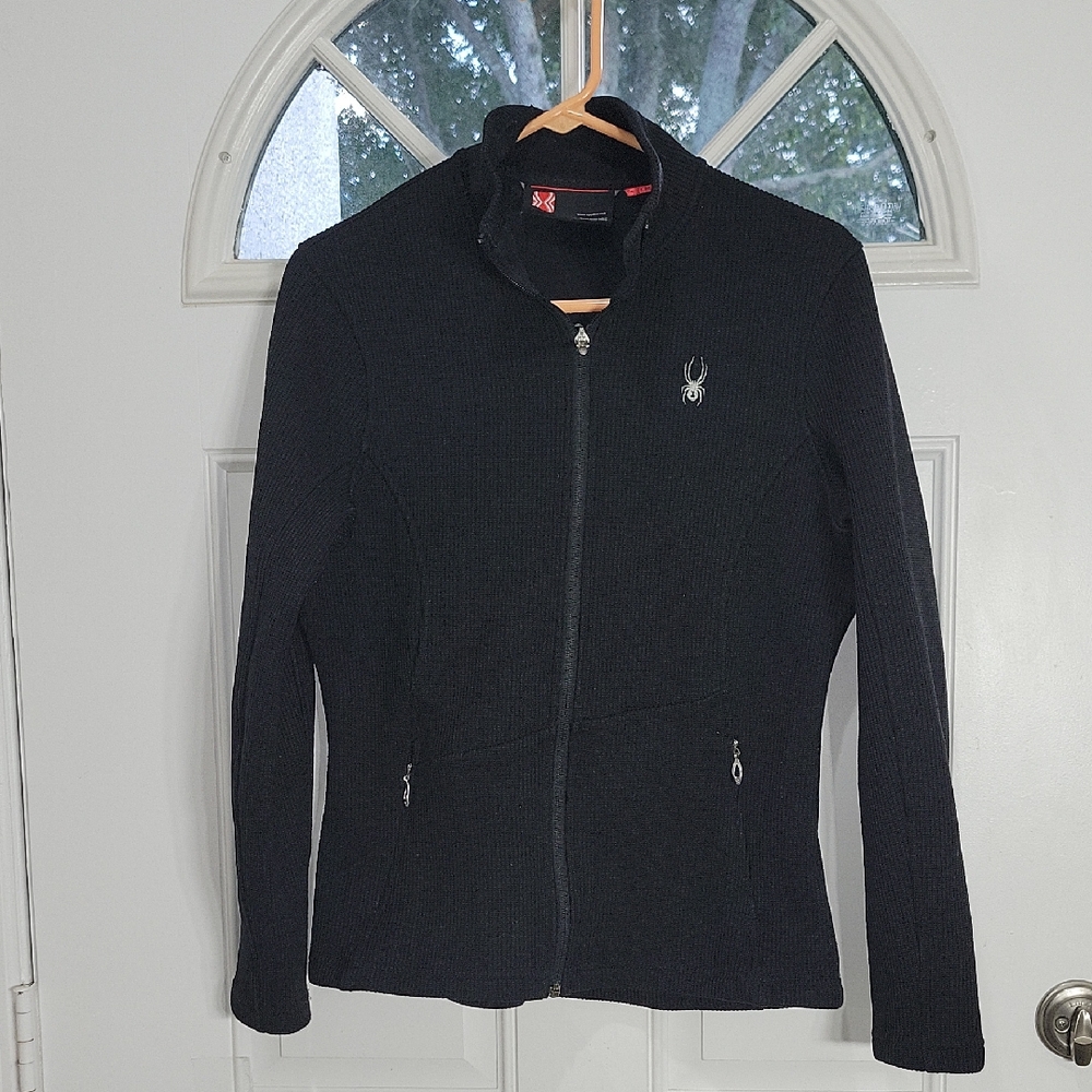 Spyder Speed Full Zip Women's Black Ski Jacket Size L